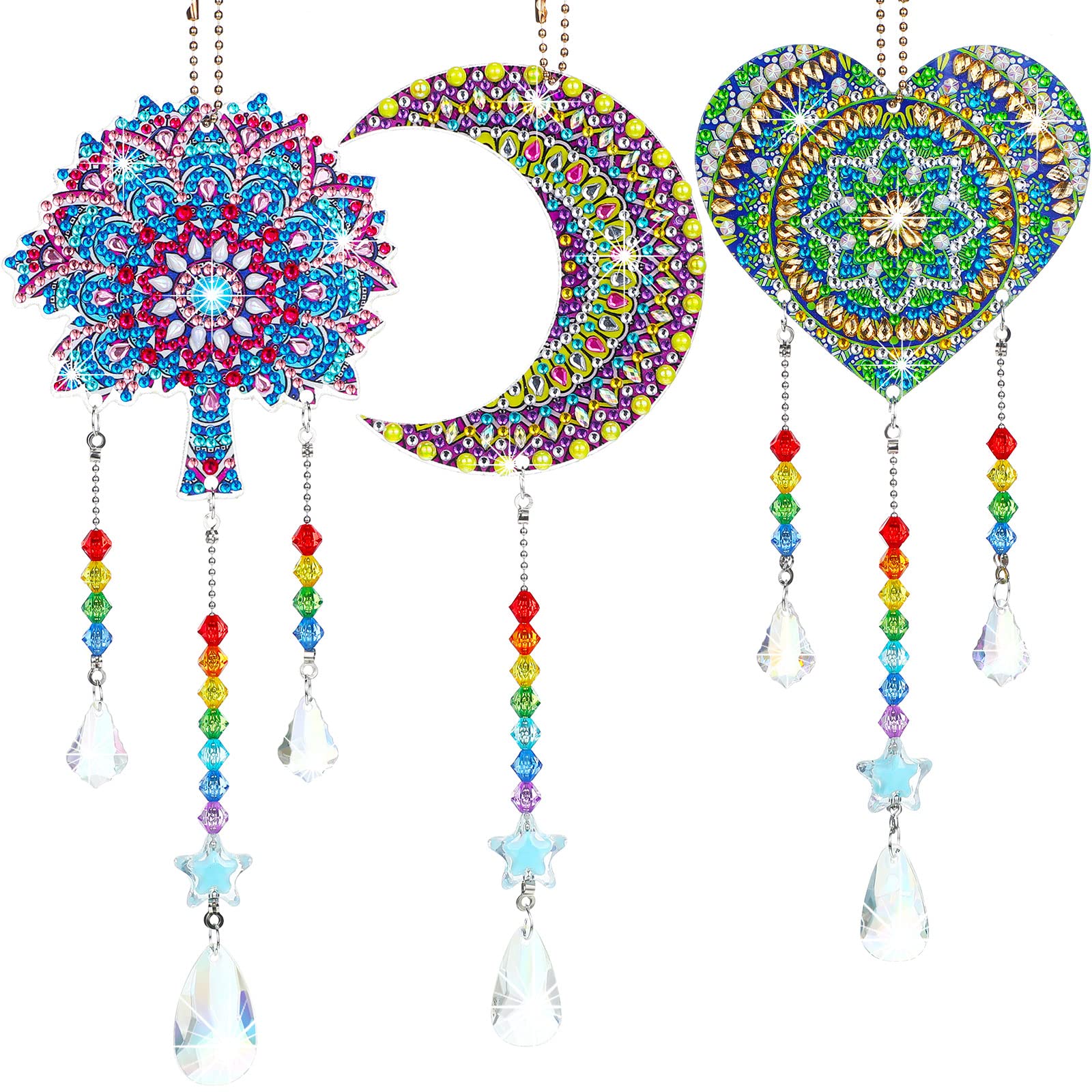Amazon.com: Jetec 3 Pieces Diamond Art Kits Painting